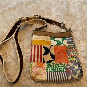 Coach Multicolor Patchwork Crossbody Bag